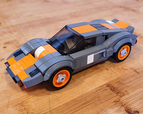 LEGO MOC Ford GT40 Mk1 Gulf Racing by RollingBricks | Rebrickable ...