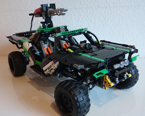 LEGO MOC-9017 Lego Halo Warthog (Technic 2017) | Rebrickable - Build ...