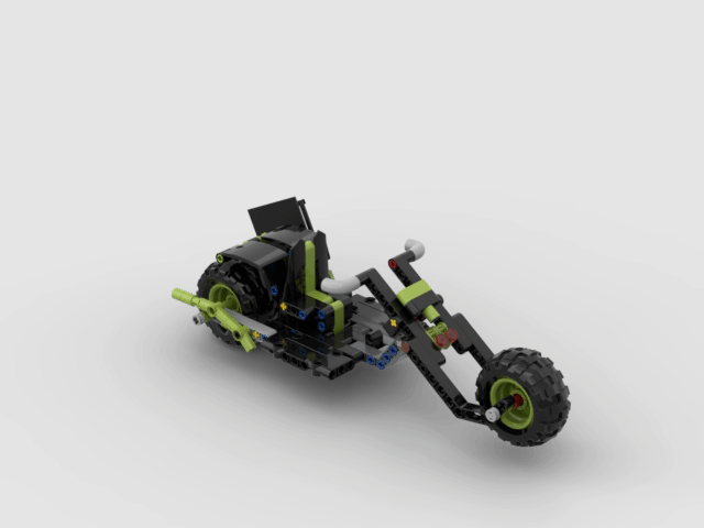 LEGO MOC Green Chopper 42118 Alternative. by AlexGam | Rebrickable