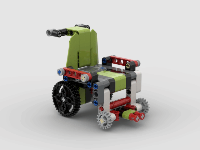 LEGO MOC Wheelchair 42102 Alternative by ErikGS | Rebrickable - Build ...