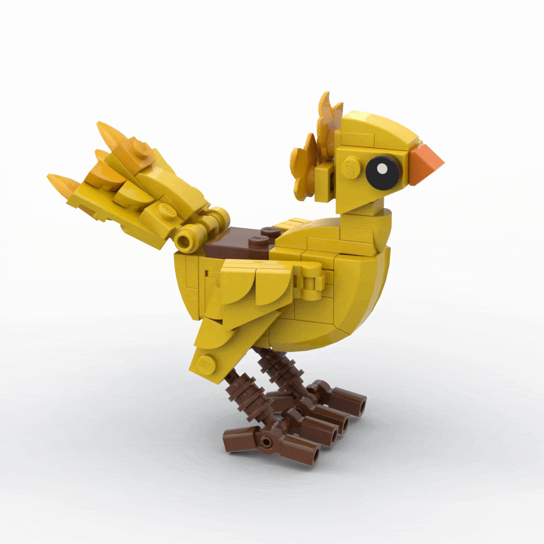 LEGO MOC-201372 Final Fantasy Chocobo by Brick.Ninja | Rebrickable